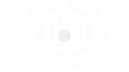 A black and white image of the international league of cities logo.