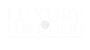 A black and white logo of luxury portfolio.