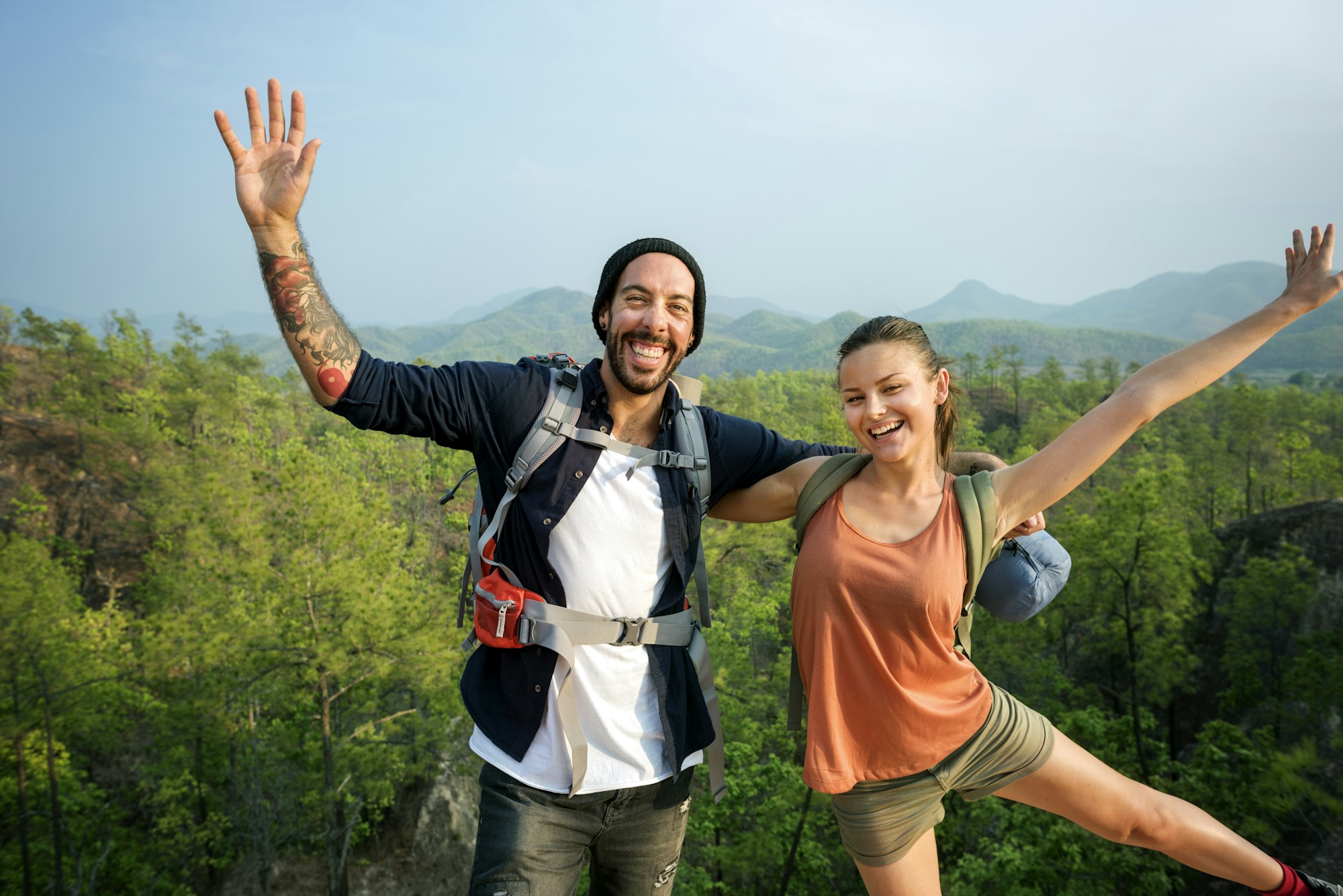 Couple Exploring Trip Holiday Concept