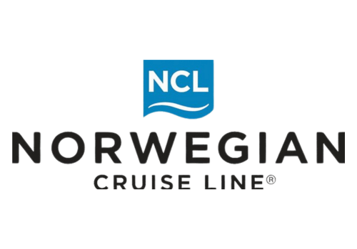 A logo of norwegian cruise line